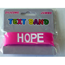Breast Cancer Awareness Rubber Sayings Bracelets