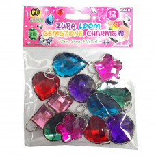 WA-667G ZUPA LOOM GEMSTONE CHARMS