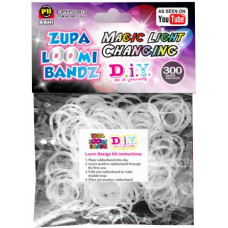 D.I.Y. Do it Yourself Bracelet Zupa Loomi 300 Magic Light Changing Rubber Bands with 'S' Clips