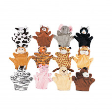 Velour Animal Hand Puppets