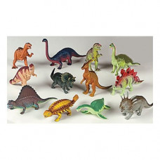 12 piece Large Assorted Dinosaurs - Toys 5-7" Larger Size Dinosaur Figures