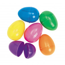 Plastic Bright Egg Assortment (144 pc)