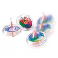 Plastic Swirl Spin Tops (1 dz)