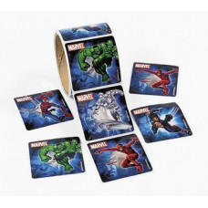 100 ct - MarvelTM Super Hero Roll Stickers