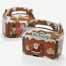 SANTAS WORKSHOP TREAT BOXES (1 DOZEN) - BULK