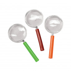 MAGNIFYING GLASS W/COLORED HANDLE