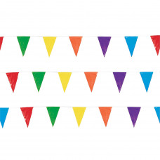 MULTICOLOR PENNANT BANNER(100-FT)