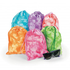 TIE DYE DRAWSTRING BAG