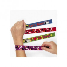 12 Bowling Slap Bracelets