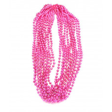 Hot Pink Metallic Beads